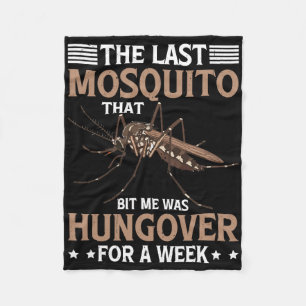 Cobertor De Velo O mosquito que me mordeu estava de ressaca há uma