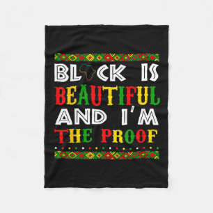 Cobertor De Velo O Negro é bonito e eu sou a prova da história negr