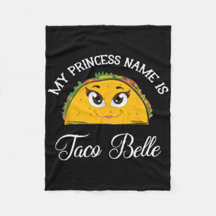 Cobertor De Velo O Nome Da Minha Princesa É Taco Belle - Trocadilho