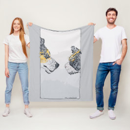 Cobertor De Velo O Olhar Fixo