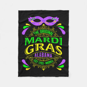 Cobertor De Velo O Original Mobile Alabama Mardi Gras 2025