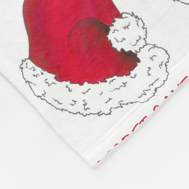 Cobertor De Velo O Pai Natal Secreto Dotou Natal Vermelho Natal Nat (Quina)