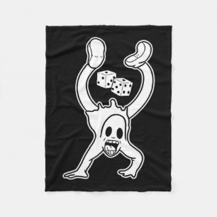 Cobertor De Velo O Palhaço Ghost Lucky Dice Handstand Gothic Cartoo