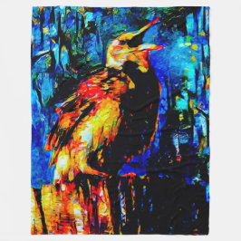 Cobertor De Velo O pássaro Solitário 2