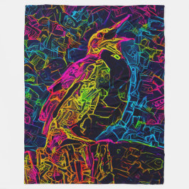 Cobertor De Velo O pássaro Solitário 3