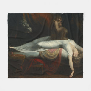 Cobertor De Velo O Pesadelo da Pintura Henry Fuseli