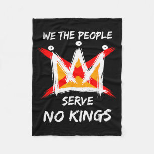 Cobertor De Velo O Povo Serve Reis Protesto - Reis nos EUA