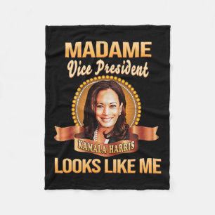 Cobertor De Velo O Presidente Kamala Harris Vp Parece Que Eu Preto