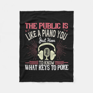 Cobertor De Velo O Público É Como Um Piano