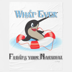 Cobertor De Velo O que mais fluir seu Narwhal Meme