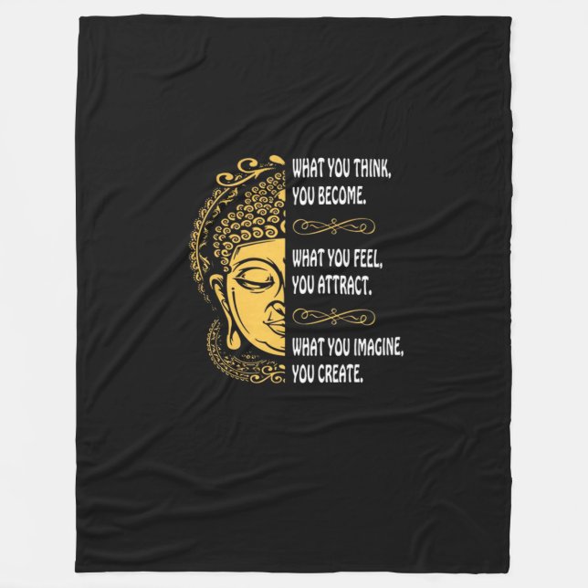 Cobertor De Velo O que você acha que você se torna (Frente)