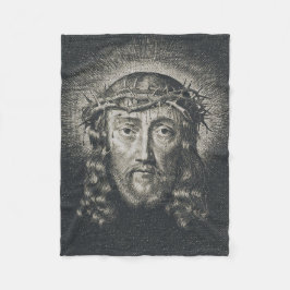 Cobertor De Velo O rosto sagrado cheio de espinhos