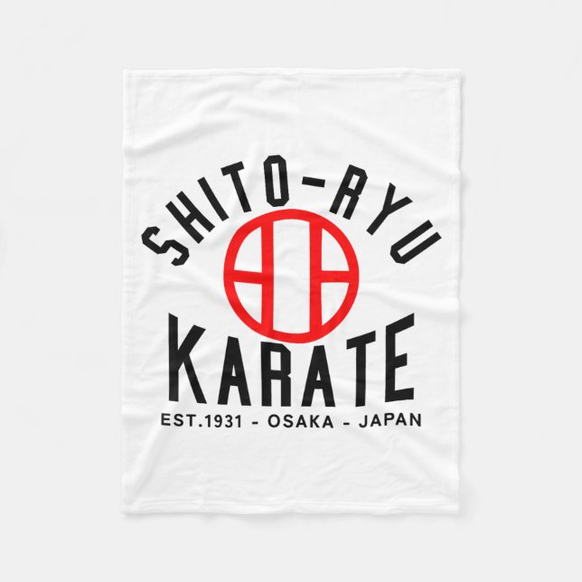 Cobertor De Velo O-ryu Karate Japan Martial Arts  (Frente)