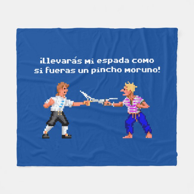 Cobertor De Velo O Segredo de Monkey Island 2 (Frente (Horizontal))