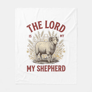 Cobertor De Velo O Senhor É Meu Pastor Camisa Vintage Design De Ove