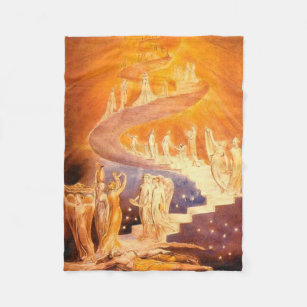 Cobertor De Velo O sonho de Jacob por William Blake