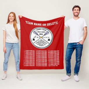 Cobertor De Velo O treinador Red Lacrosse dá ideias, todos os nome