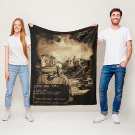 Cobertor De Velo O Último Sinal - Streetwear Techno-Dystopian