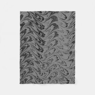 Cobertor De Velo O vintage roda ondas do preto das cinzas de carvão
