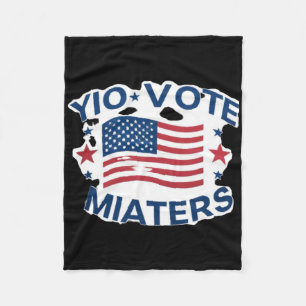 Cobertor De Velo O Voto Patriótico S Design Com Bandeira Americana 