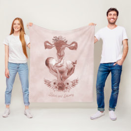 Cobertor De Velo Ob/Gyn Parteira Floral Infância Cervix Ovários