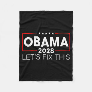 Cobertor De Velo Obama 2028 3º Mandato Vamos Corrigir Isso Obama Pa