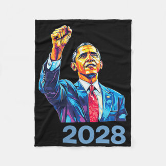 Cobertor De Velo Obama Vintage Presidente 2028 Obama