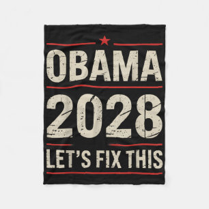Cobertor De Velo Obama Vintage Presidente 2028 Obama _