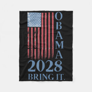 Cobertor De Velo Obama Vintage Retro Patriótico 2028 Prote Política