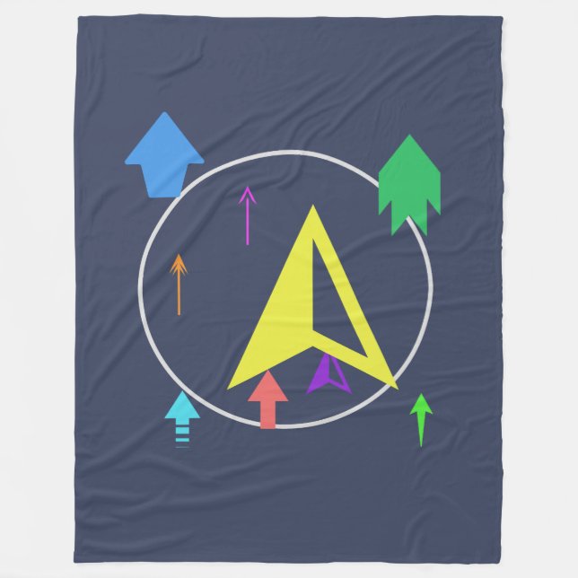 Cobertor De Velo Objetos espaciais do planeta (Frente)