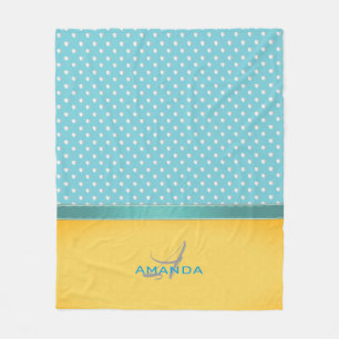 Cobertor De Velo Ocean Blue, Sunny Beach, Silver Hearts Monograma