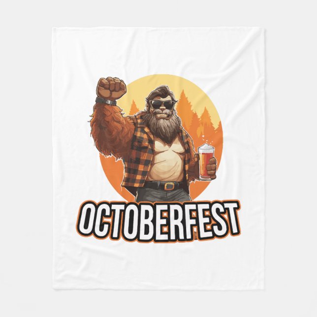 Cobertor De Velo Octoberfest Pé Grande  (Frente)