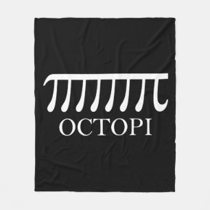 Cobertor De Velo Octopi - Engraçado Pi Octopus Math