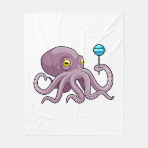 Cobertor De Velo Octopus com pirulito
