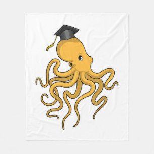 Cobertor De Velo Octopus como estudante de Diploma