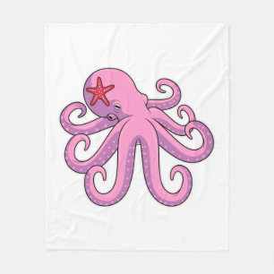 Cobertor De Velo Octopus Starfish