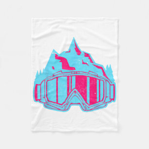 Cobertor De Velo Óculos de Esqui Snowboard Retro Vintage 80s 90s Es
