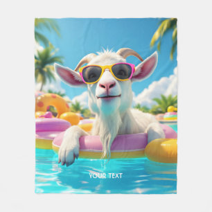 Cobertor De Velo Óculos flutuantes de cabra doce fantasma