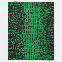 Cobertor De Velo Ocultar Alligador Verde