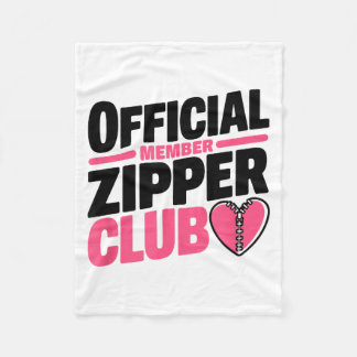 Cobertor De Velo Official Member Zipper Club, Open Heart Byp Surger