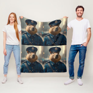 Cobertor De Velo Oficial Capivara: Mantendo a Paz,