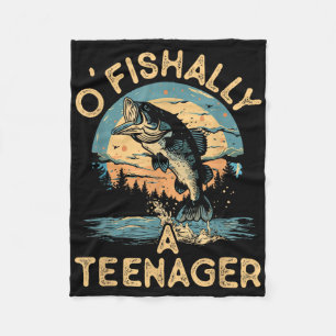 Cobertor De Velo Oficialmente Um Adolescente Piada Pesca Adolescent
