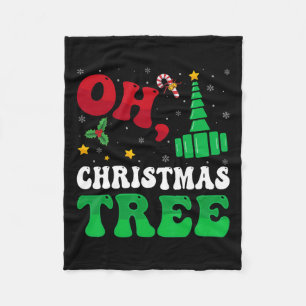 Cobertor De Velo Oh Árvore de Natal Luzes de Natal Rt Thera Respira