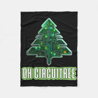 Cobertor De Velo Oh Circuitree Christmas Electronics Circuit Board