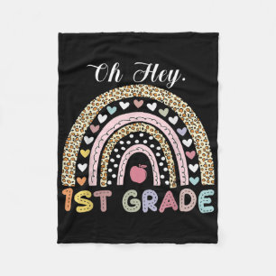 Cobertor De Velo Oh Hey Primeira Série De Volta à Escola Arco-íris 