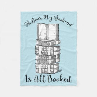 Cobertor De Velo Oh, meu fim de semana é registrado toda