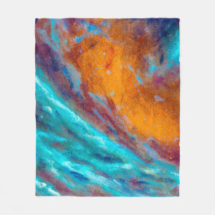 Cobertor De Velo Oil painting on canvas. Abstract art background. F