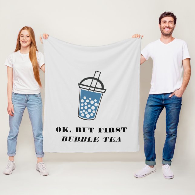 Cobertor De Velo Ok, Mas Primeira Bolha De Chá Personalizada (In Situ)