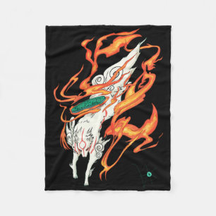 Cobertor De Velo Okami Amaterasu Deus Sol Lobo O Grande Vídeo Onda