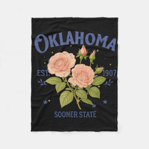 Cobertor De Velo Oklahoma State Viajante Amante Viagem Souvenir da